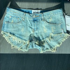 NWT One Teaspoon Bonita Shorts